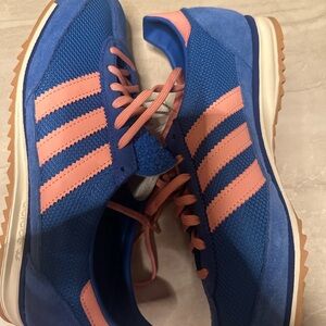 adidas Originals SL 72 OG sneakers in blue and pink